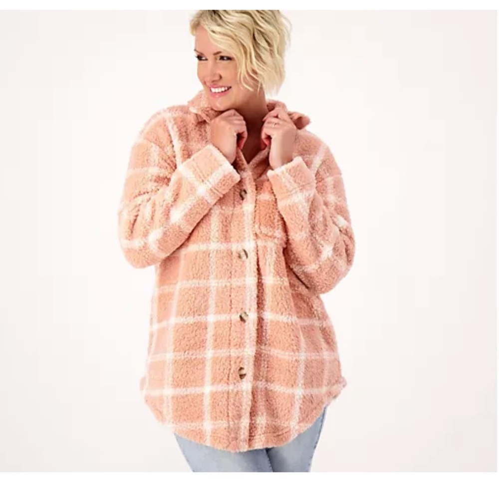 NWOT Koolaburra by UGG Brushed Back Sherpa Cozy Shacket